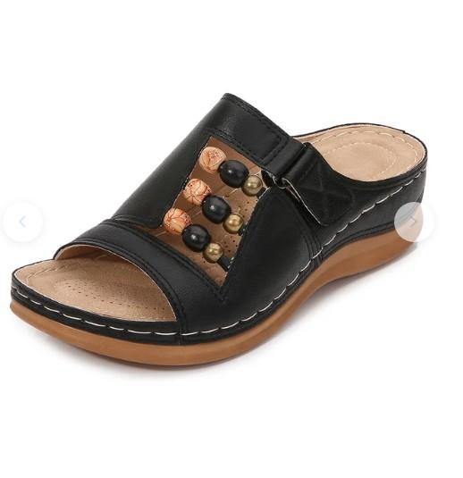 Nuevas sandalias mágicas de color retro con cuentas - MXbueno