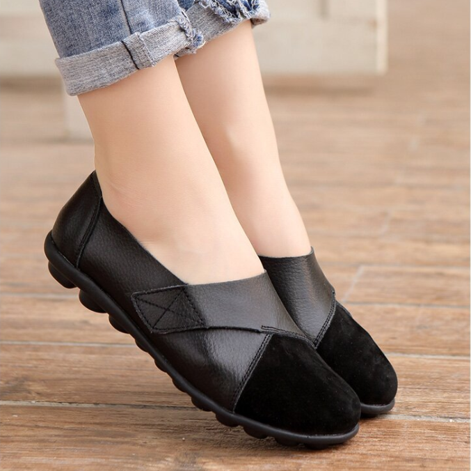 zapatos planos casuales de suela suave para mujer - MXbueno