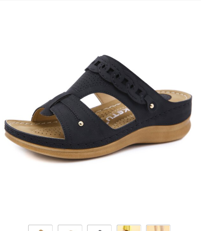 Sandalias de cuña antideslizantes - MXbueno