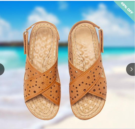 Sandalias de cuña casuales suaves cómodas - MXbueno