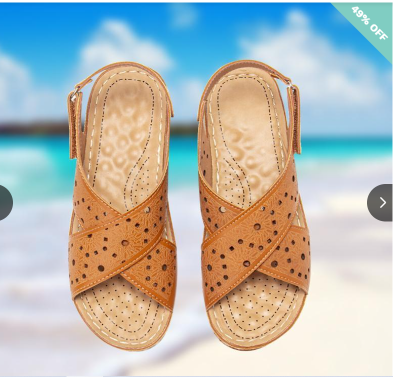 Sandalias de cuña casuales suaves cómodas - MXbueno