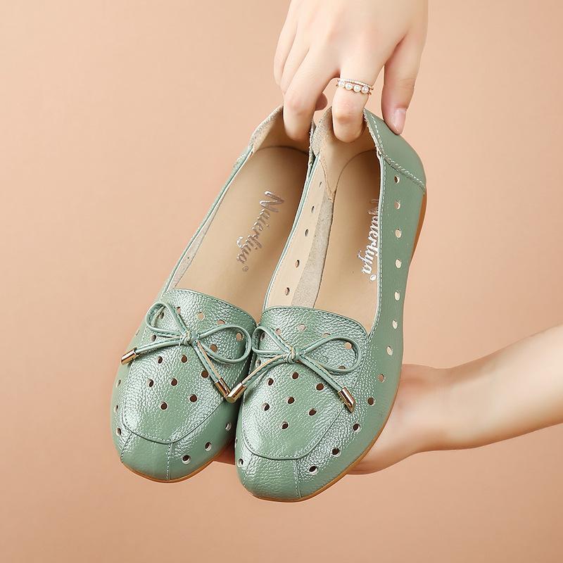 Nuevo Calzado De Mujer En Piel Suave Transpirable, Suela Cómoda. Zapatos De Mujer Four Seasons.