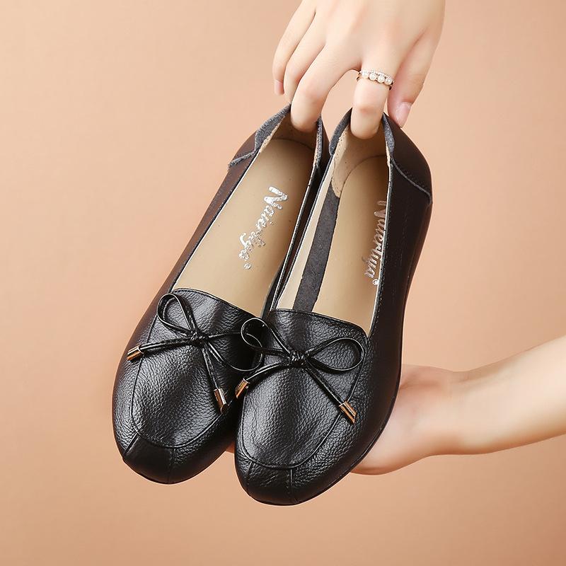 Nuevo Calzado De Mujer En Piel Suave Transpirable, Suela Cómoda. Zapatos De Mujer Four Seasons.