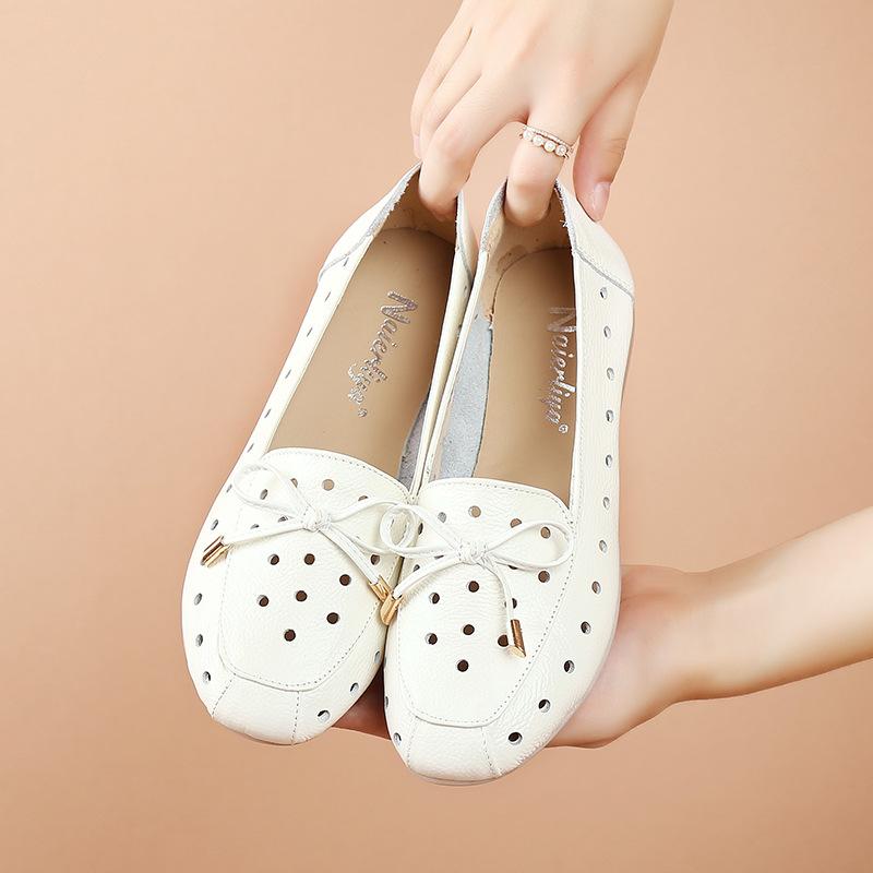 Nuevo Calzado De Mujer En Piel Suave Transpirable, Suela Cómoda. Zapatos De Mujer Four Seasons.