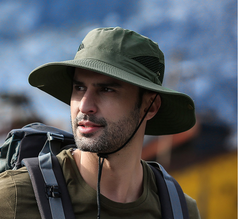 Sombrero para el sol plegable con protección UV para hombre - MXbueno