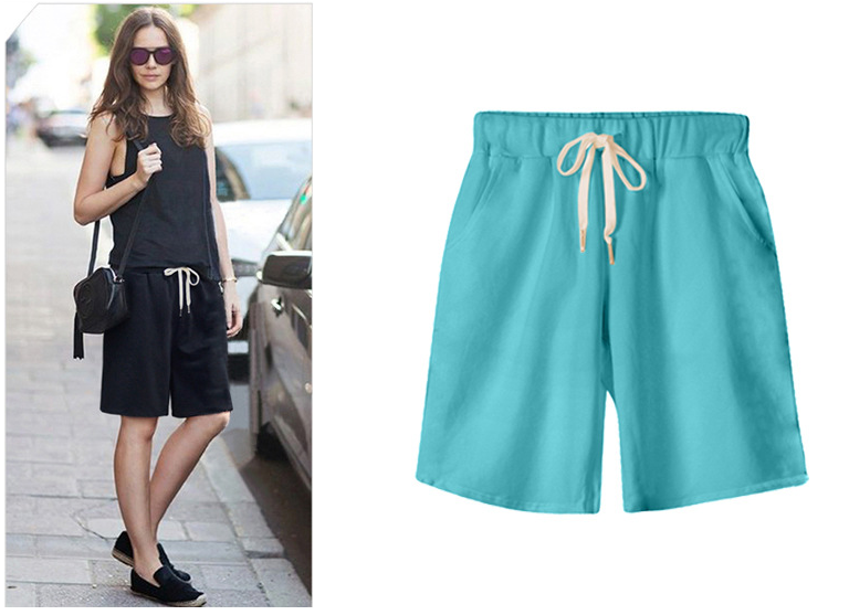 Pantalones cortos de dama hermosa de moda - MXbueno