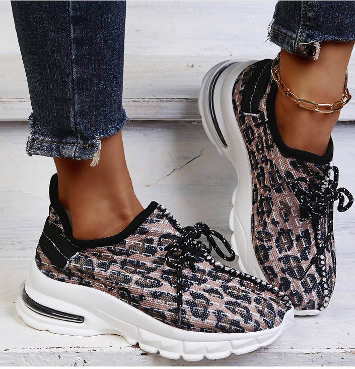 Zapatos de mujer cosidos con colchón de aire de moda - MXbueno