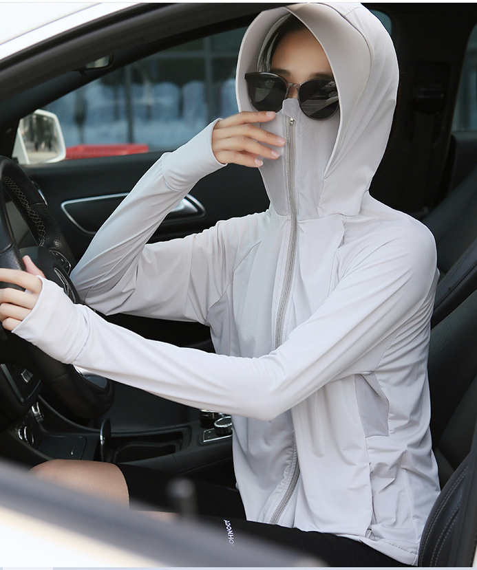 Ropa de protector solar de seda de hielo -Peso adecuado 40kg-70kg - MXbueno