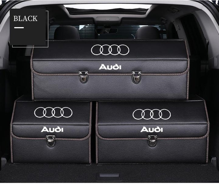 Caja De Almacenamiento De Cuero Para Automóvil✨