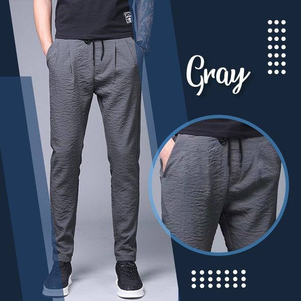 [M-Ropa] Pantalones De Seda De Hielo Para Hombre