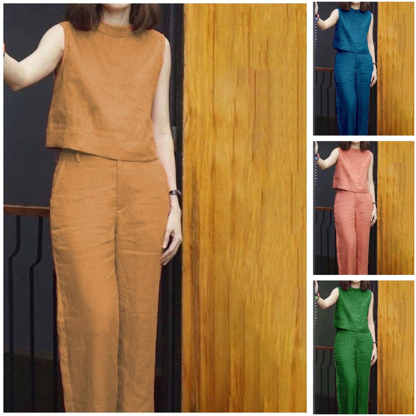 [W-Ropa] 2022 Nuevo Conjunto Sin Mangas