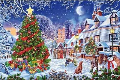 1000 piezas de navidad rompecabezas de papel - MXbueno