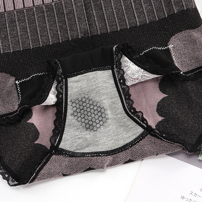 Pantalones De Palacio, Bowknot, Ropa Interior De Cintura Alta Sin Costuras, Encaje Sexy A La Cadera De Las Mujeres