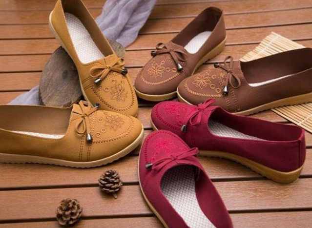 Zapatos de primavera y otoño suaves con flores para mujer - MXbueno