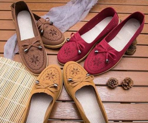 Zapatos de primavera y otoño suaves con flores para mujer - MXbueno
