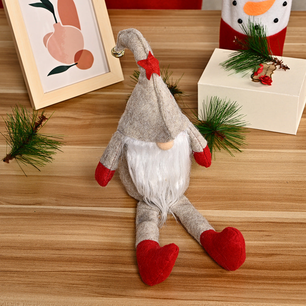 Regalos De Navidad Para Niños Arte De Tela Sacos De Arena Muñecos De Muñeco De Nieve Viejos Adornos De Escritorio Decoraciones De Escena De Ventana