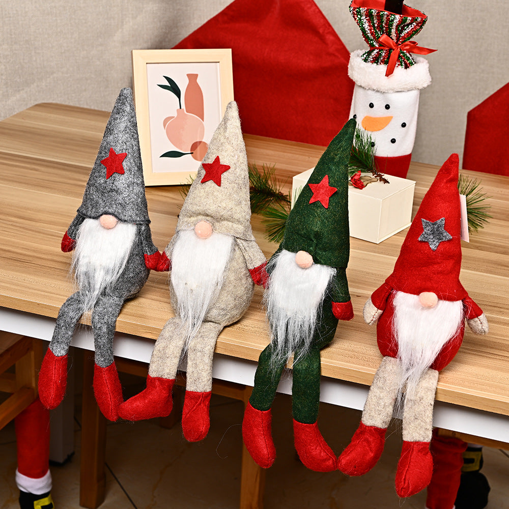 Regalos De Navidad Para Niños Arte De Tela Sacos De Arena Muñecos De Muñeco De Nieve Viejos Adornos De Escritorio Decoraciones De Escena De Ventana