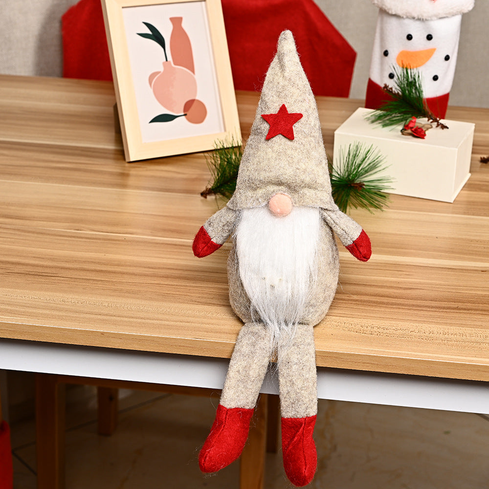 Regalos De Navidad Para Niños Arte De Tela Sacos De Arena Muñecos De Muñeco De Nieve Viejos Adornos De Escritorio Decoraciones De Escena De Ventana