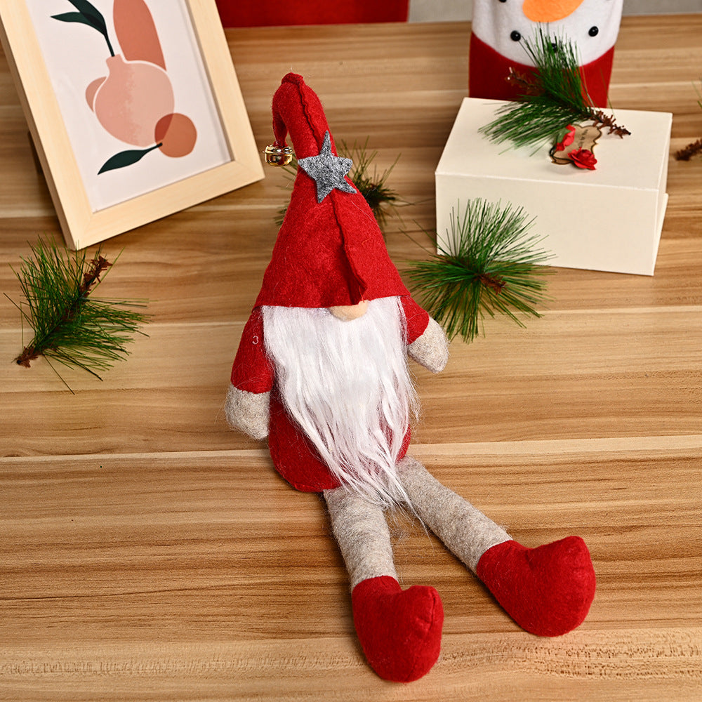 Regalos De Navidad Para Niños Arte De Tela Sacos De Arena Muñecos De Muñeco De Nieve Viejos Adornos De Escritorio Decoraciones De Escena De Ventana