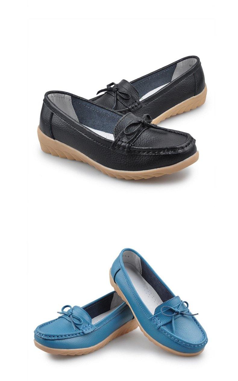 Zapatos de cuero primavera e invierno fondo suave para mujer - MXbueno