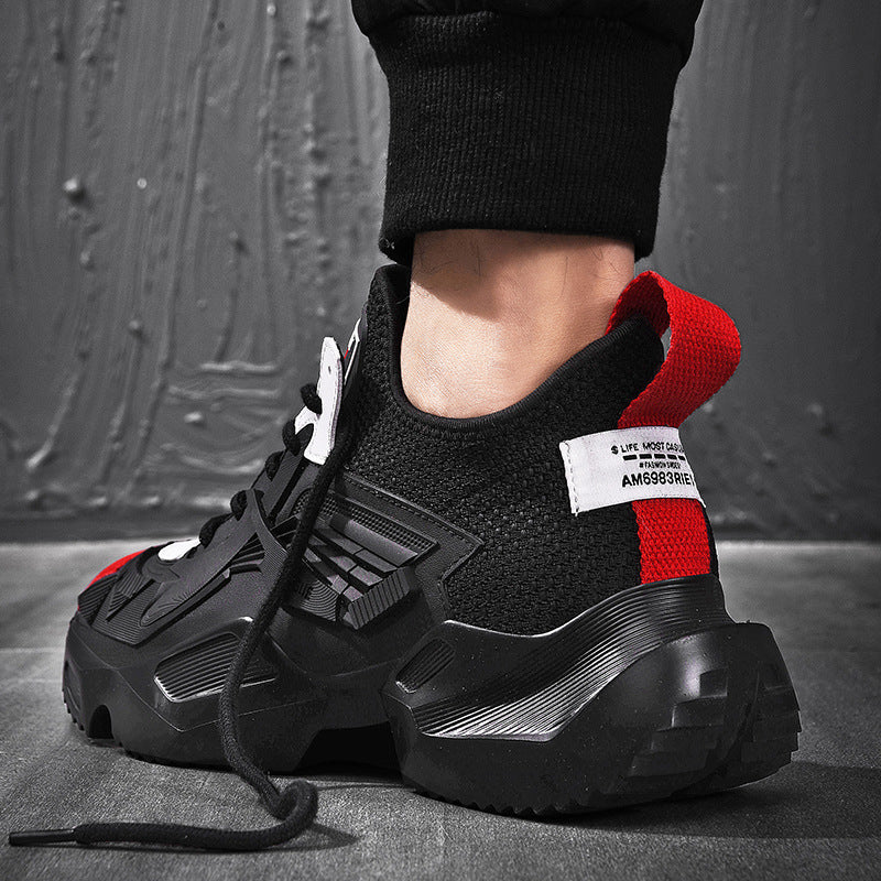 Zapatillas Deportivas Samurái Negras. Suela De Goma, Cómoda Para Caminar.