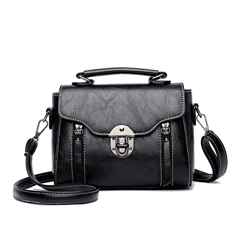 [W-Bolso] 2022 New Trendy Retro Portable Shoulder Bag Small All-match Fashion Small Square Bag