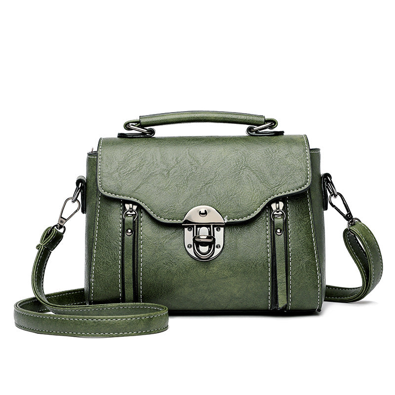[W-Bolso] 2022 New Trendy Retro Portable Shoulder Bag Small All-match Fashion Small Square Bag