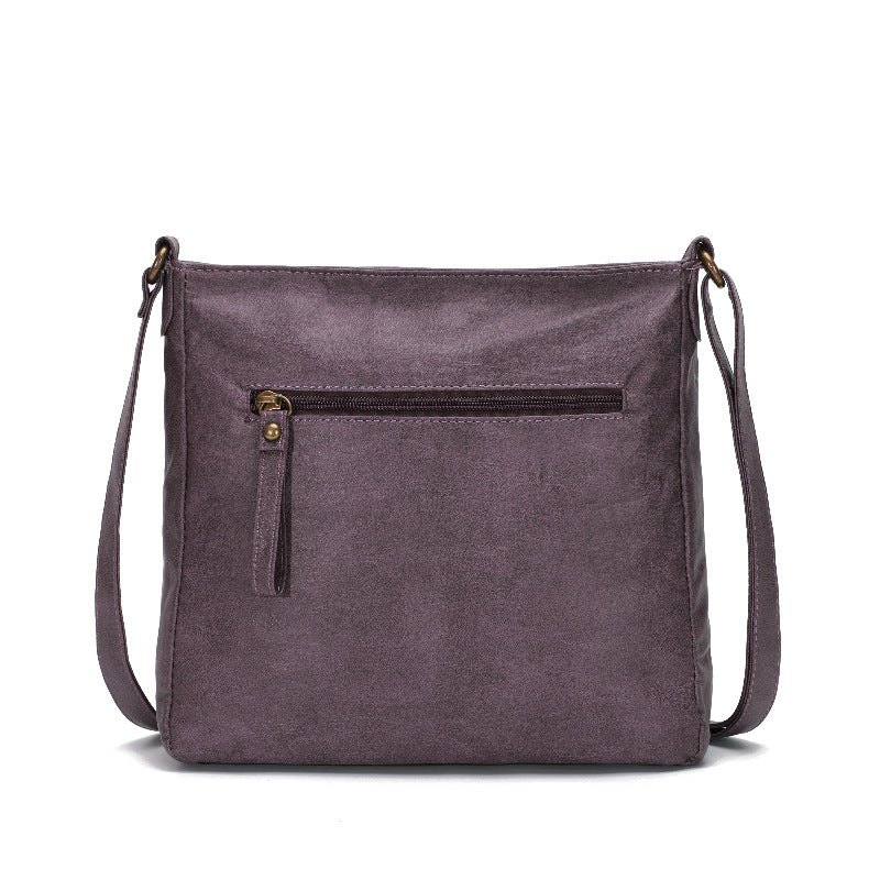 [W-Bolso] Bolso Bandolera Retro Remache Pequeño Bolso Cuadrado Bolso De Hombro Moderno