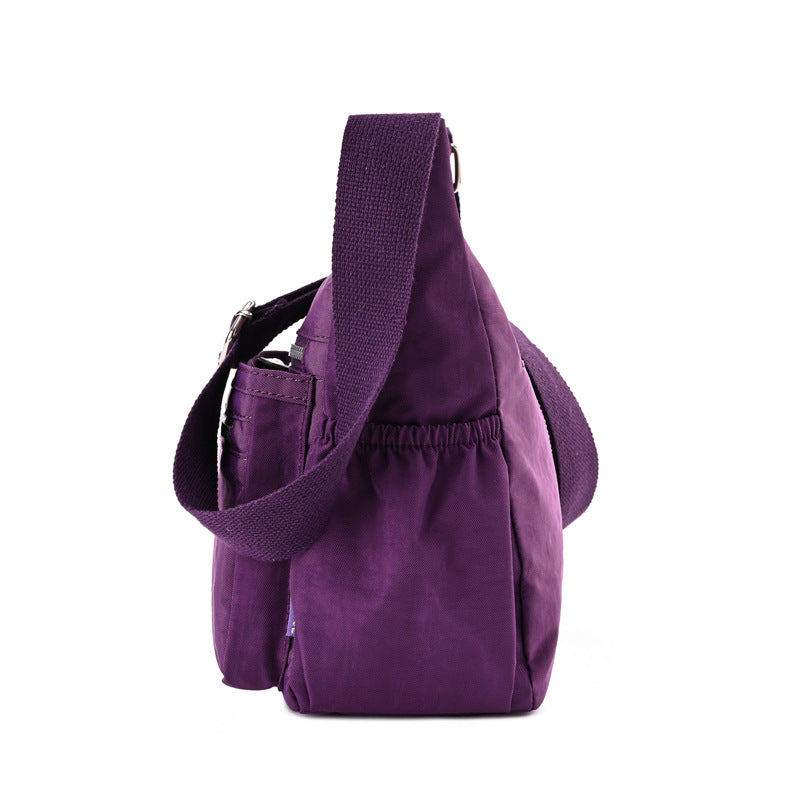 [W-Bolso] Bandolera De Un Solo Hombro Bolsa De Nailon Repelente Al Agua