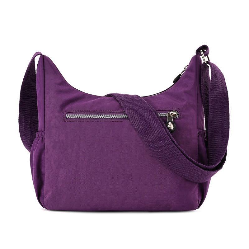 [W-Bolso] Bandolera De Un Solo Hombro Bolsa De Nailon Repelente Al Agua