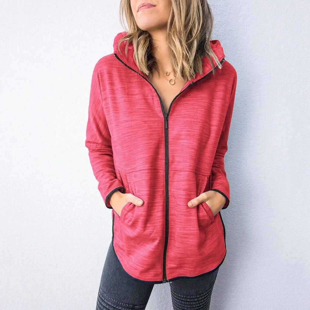 Nueva Chaqueta De Otoño E Invierno Para Mujer, Suéter Superior Deportivo.