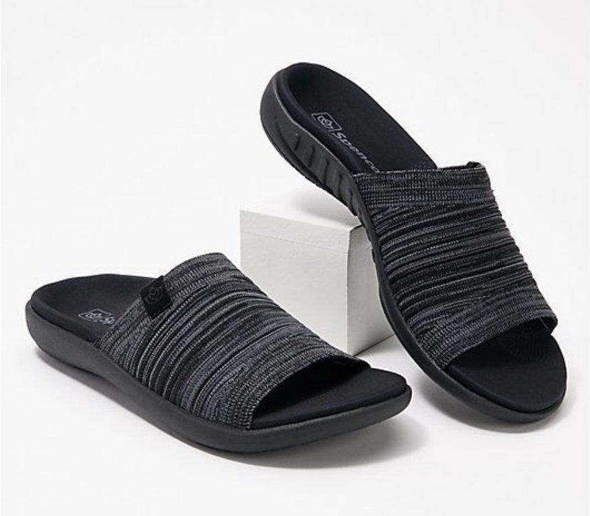 Sandalias Planas Informales Tejidas Con Mosca De Gran Tamaño