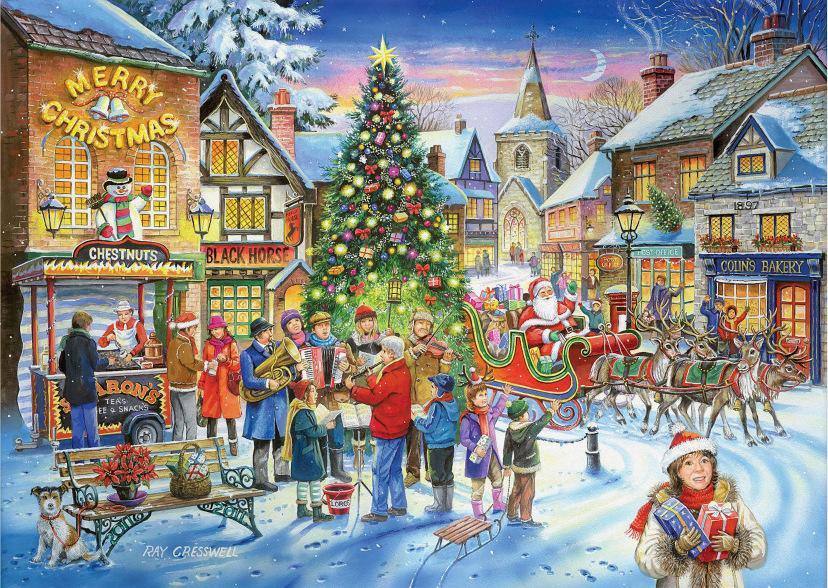 1000 piezas de navidad rompecabezas de papel - MXbueno