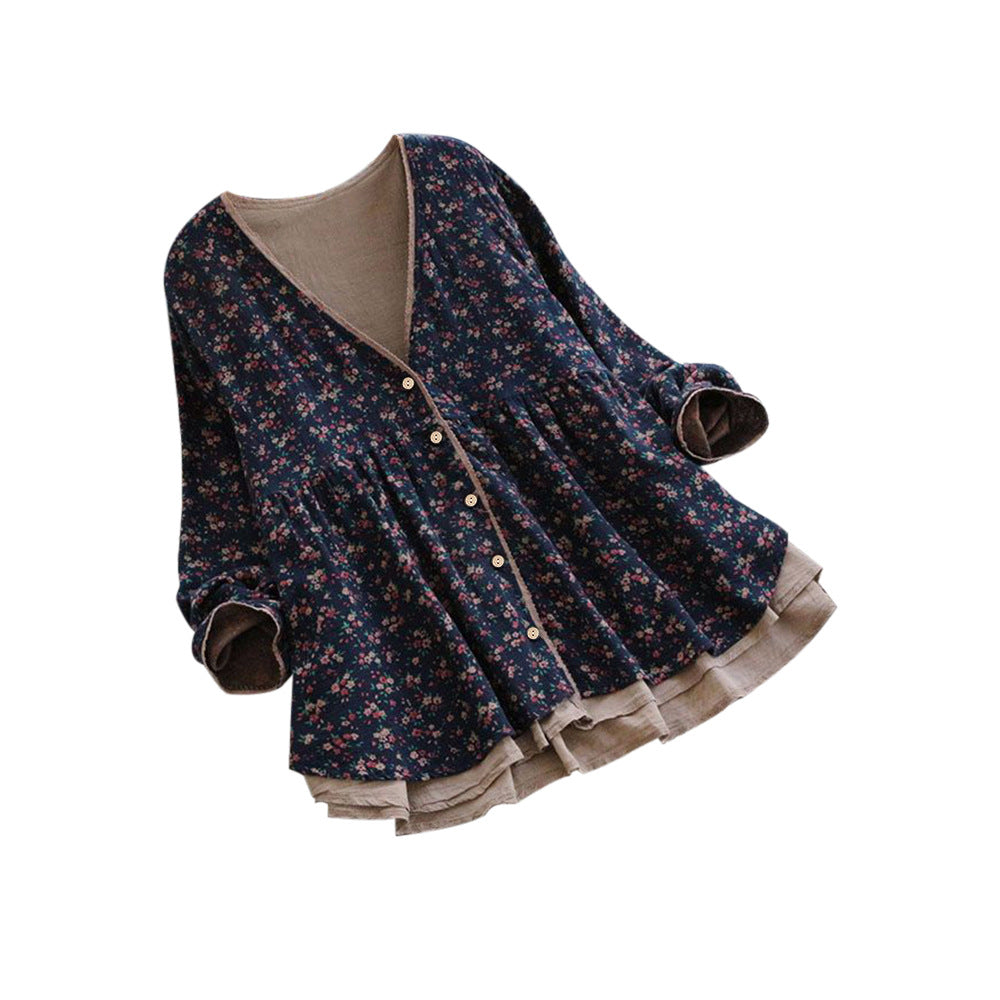 Falso Dos Camisas Holgadas De Gran Tamaño