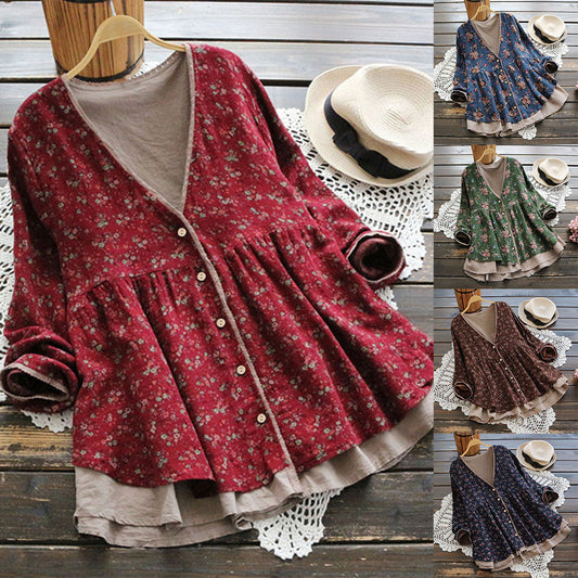 Falso Dos Camisas Holgadas De Gran Tamaño