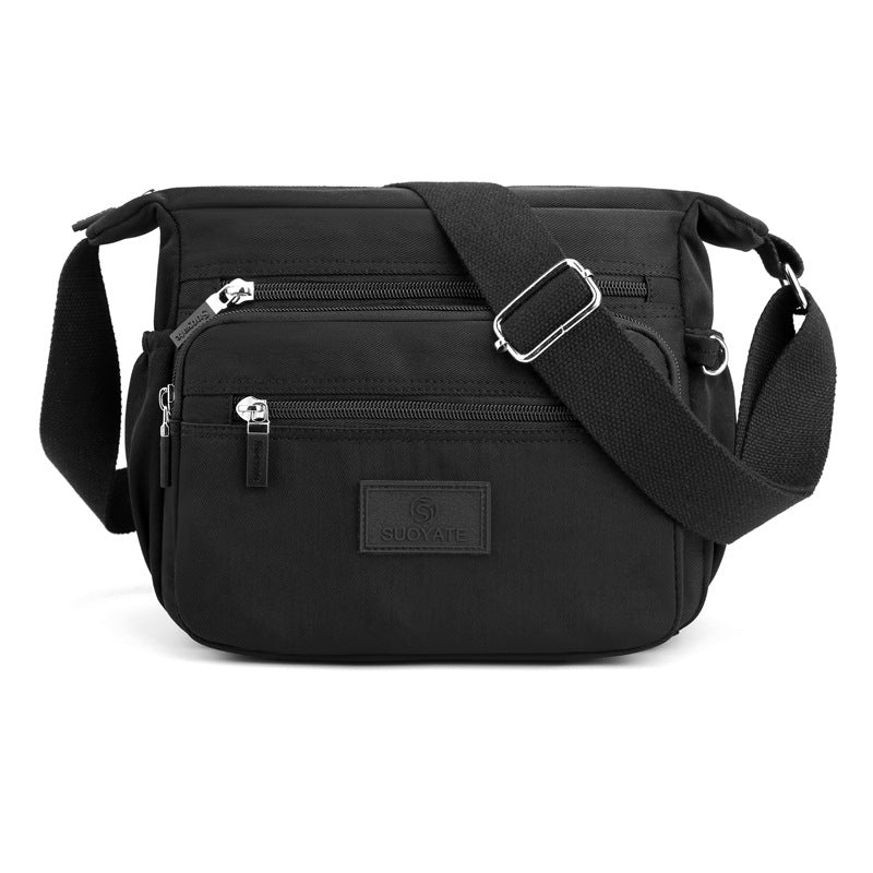 [W-Bolso] Bolsa De Nailon, Ligera, Impermeable, Bandolera, Un Hombro, Para Mujer, Informal
