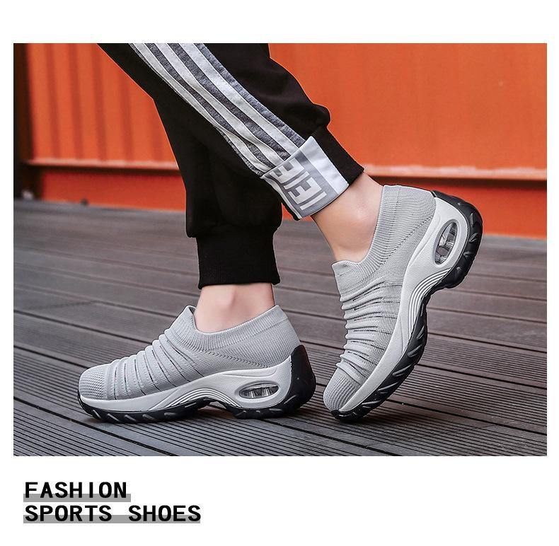 Mujer Zapatos cómodos para caminar con malla transpirable y sin cordones - MXbueno