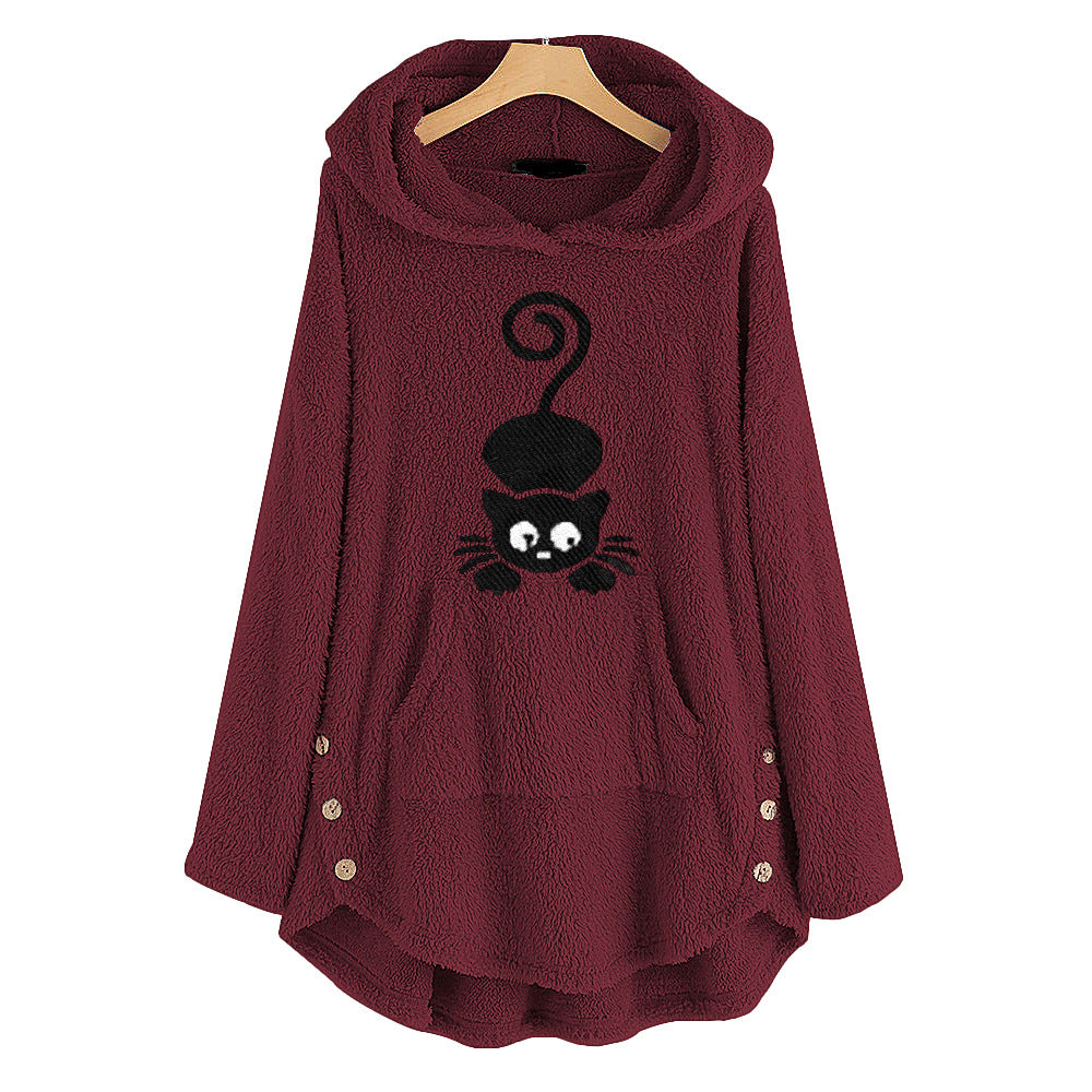 Chaqueta De Mujer Con Bordado De Terciopelo De Doble Cara