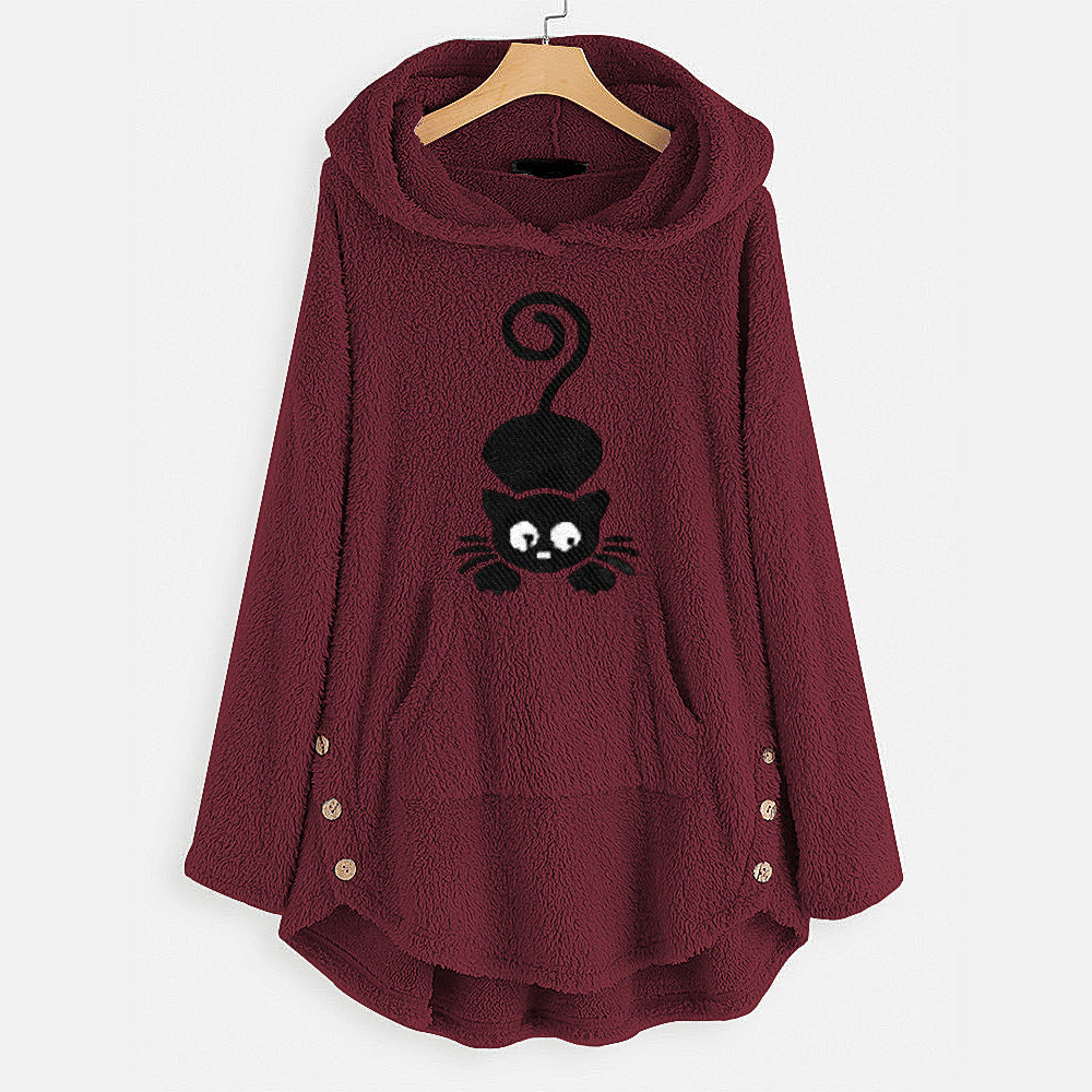 Chaqueta De Mujer Con Bordado De Terciopelo De Doble Cara