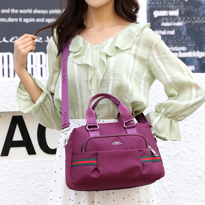 [W-Bolso] Nuevo Bolso Casual Para Mujer Bolso De Hombro A La Moda De Gran Capacidad