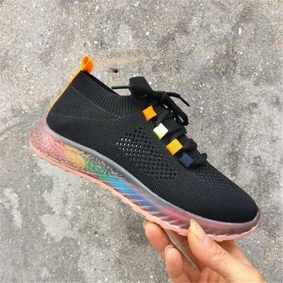 Zapatillas de mujer casual planas de color - MXbueno