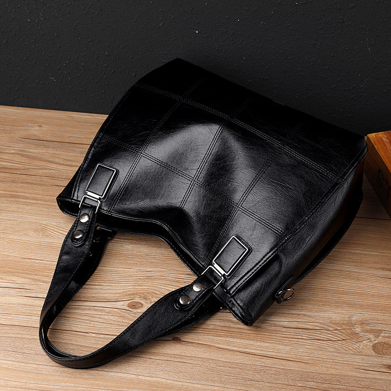 [W-Bolso] Bolso De Madre De Mediana Edad Casual De Moda De Gran Capacidad