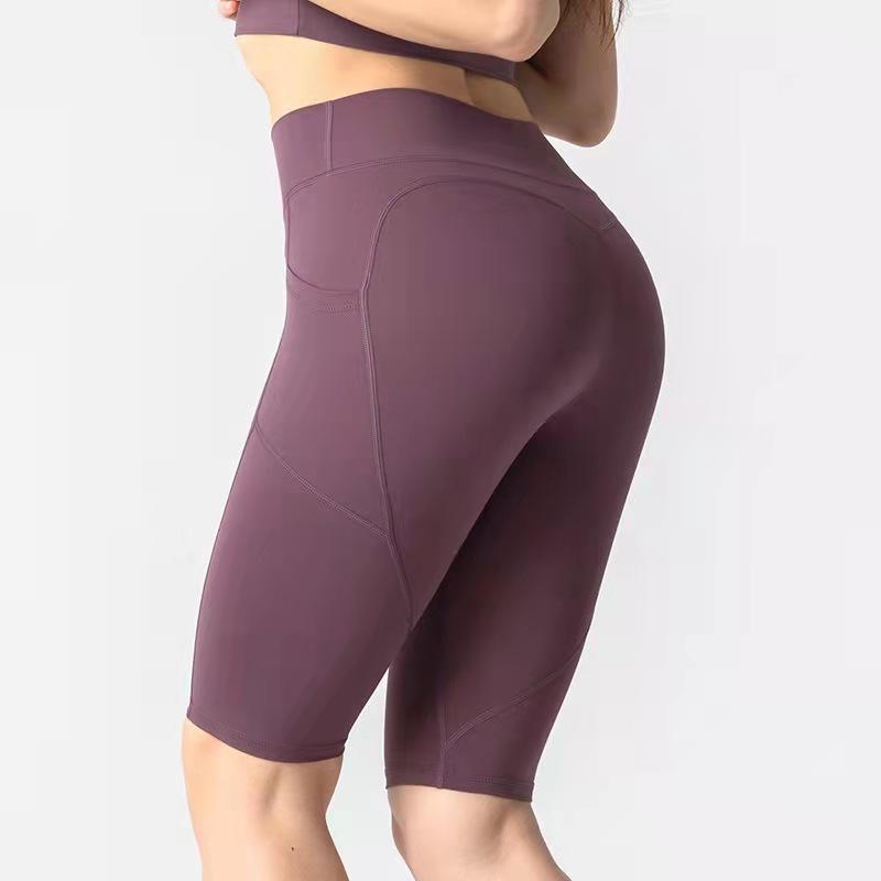 Pantalones De Yoga De Cintura Alta Nude