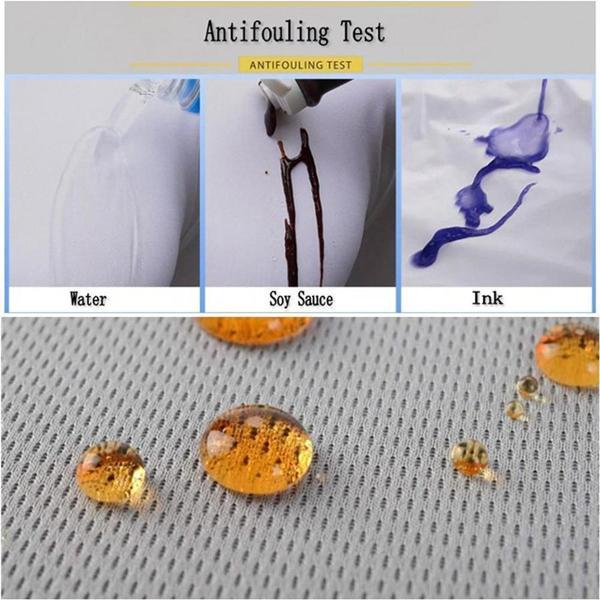 Ice Seda Anti-Dirty impermeable rápido seco camiseta