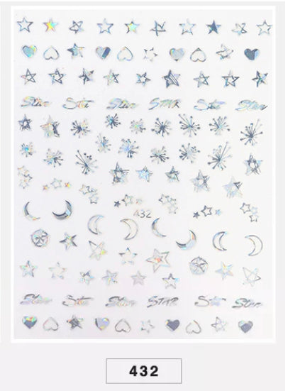 Pegatinas de uñas 3D