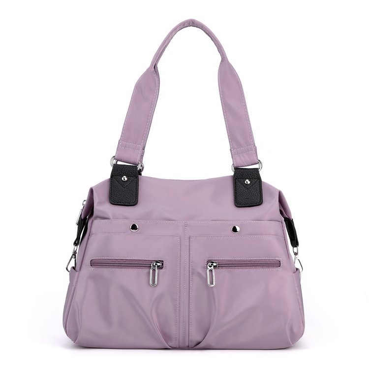 [W-Bolso] Bolso De Mano De Nailon A La Moda, Bolso De Hombro Impermeable Informal