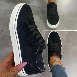 Pisos Moda Casual Cordones Malla Lona Cordones