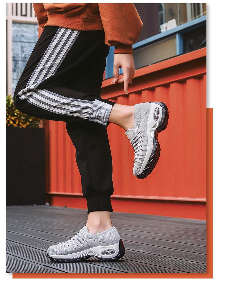 Mujer Zapatos cómodos para caminar con malla transpirable y sin cordones - MXbueno