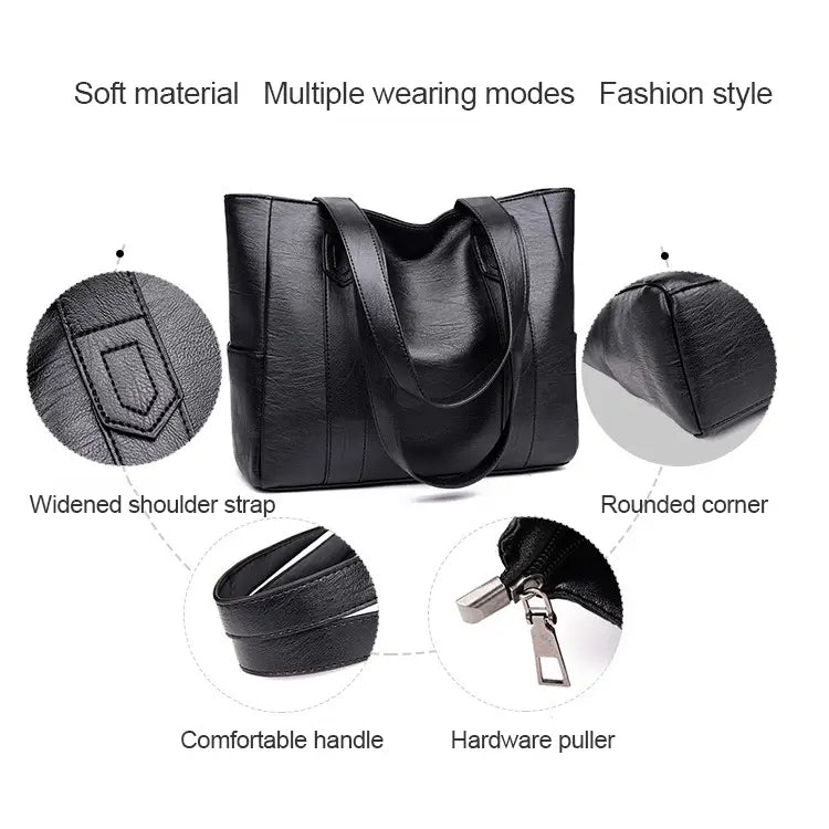 [W-Bolso] Elegante Bolso Tote De Gran Capacidad