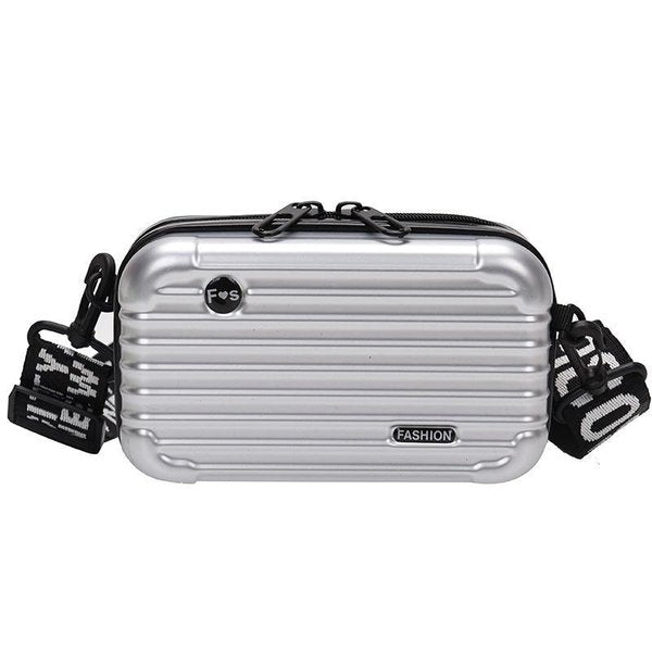 [W-Bolso] Bolso De Mano Cuadrado Con Forma De Estuche De Viaje De Tamaño Mini